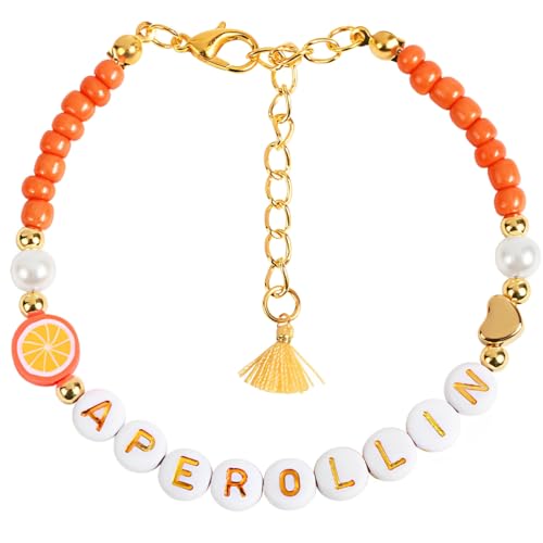 OYZOQ 1 Stück Aperol-Armband aperol deko geschenk für Freunde, Kollegen, Familien von OYZOQ