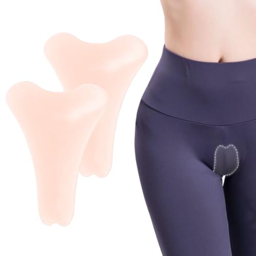 OYZOQ 2pcs Cameltoe Einlage,unsichtbare Intimschutzaufkleber, Selbstklebende Anti-Expositions-Intimpflaster aus Silikon von OYZOQ
