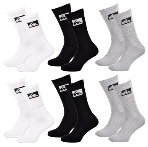 OZABI Quiksilver CUSHIONED CREW Socken, 6 Stück 0334, 39-42 von Ozabi