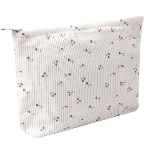 OZAOZ Make-up-Tasche für Damen, Blumen-Kosmetiktasche, Reißverschluss, große Kapazität, Kord, Make-up-Tasche, Reise-Kulturbeutel, Organizer für Damen und Mädchen, Flower-c, Kosmetiktasche OZAOZ Make-up-Tasche für Damen, Blumen-Kosmetiktasche, Reißverschluss, große Kapazität, Kord, Make-up-Tasche, Reise-Kulturbeutel, Organizer für Damen und Mädchen, Flower-c, Kosmetiktasche von OZAOZ