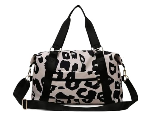 OZLCUA Seesack für Reisen Damen Reisetaschen Duffle Schultertasche Groß Multifunktional for Mädchen Damen Große Kapazität Sport Aufbewahrung Fitness Handtasche Reise Tasche(Black) von OZLCUA