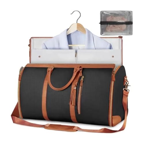 Seesack für Reisen Große Kapazität Reise Duffle Bag Frauen Handtasche Falten Suitbag wasserdichte Kleidung Totes Reise Tasche(PG5098 1) von OZLCUA
