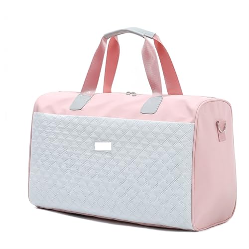 Seesack für Reisen Reisetasche Weekender Paket Frauen mit Kulturbeutel Handgepäck Übernachtungstaschen Gym Duffel Mommy Hospital Reise Tasche(Pink) von OZLCUA