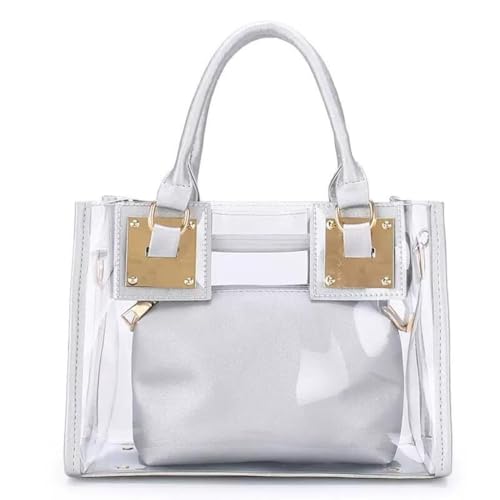 Transparente Jelly Crystal Bag Strandtasche Ins Schultertasche Umhängetasche Trendy Mutter und Tochter Tasche von OZLMBERN
