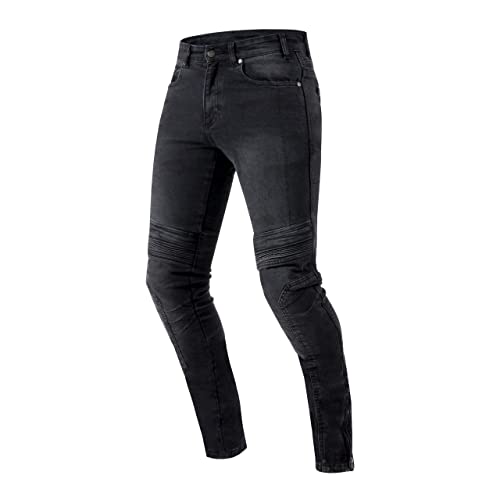 OZONE MOTO Hornet II Motorradjeans Motorradhose Herren | Aramidfaser Futter | Knieprotektoren | Flexible Einsätze | Slim Fit von OZONE MOTO