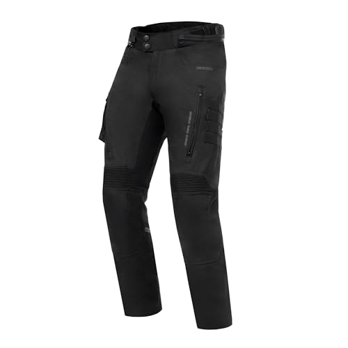 OZONE MOTO Union II Motorradhose Herren | Textil | Knieprotektoren | Abnehmbare Reissa Membran | Hüft und Steißbeinprotektoren Taschen | 6 Belüftungskanäle von OZONE MOTO