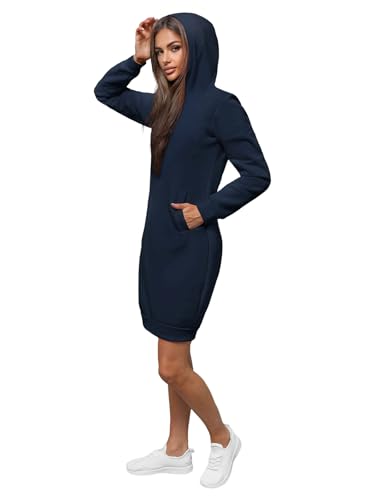 OZONEE Damen Hoodie Kapuzenpullover Lang Sweatjacke Sweatkleid Winterkleid Herbstkleid Kleid Sweatshirt Sweatshirtkleid Kapuzenjacke Kapuzenpulli Kapuze Langarm Sport 777/3127B/25 DUNKELBLAU L OZONEE Damen Hoodie Kapuzenpullover Lang Sweatjacke Sweatkleid Winterkleid Herbstkleid Kleid Sweatshirt Sweatshirtkleid Kapuzenjacke Kapuzenpulli Kapuze Langarm Sport 777/3127B/25 DUNKELBLAU L von OZONEE