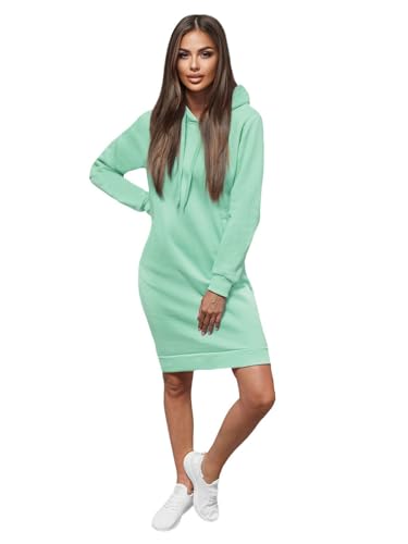 OZONEE Damen Hoodie Kapuzenpullover Lang Sweatjacke Sweatkleid Winterkleid Herbstkleid Kleid Sweatshirt Sweatshirtkleid Kapuzenjacke Kapuzenpulli Kapuze Langarm Sport 777/3127B/39 PFEFFERMINZ L OZONEE Damen Hoodie Kapuzenpullover Lang Sweatjacke Sweatkleid Winterkleid Herbstkleid Kleid Sweatshirt Sweatshirtkleid Kapuzenjacke Kapuzenpulli Kapuze Langarm Sport 777/3127B/39 PFEFFERMINZ L von OZONEE