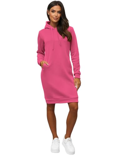 OZONEE Damen Hoodie Kapuzenpullover Lang Sweatjacke Sweatkleid Winterkleid Herbstkleid Kleid Sweatshirt Sweatshirtkleid Kapuzenjacke Kapuzenpulli Kapuze Langarm Sport 777/5398B/19 DUNKELROSA M OZONEE Damen Hoodie Kapuzenpullover Lang Sweatjacke Sweatkleid Winterkleid Herbstkleid Kleid Sweatshirt Sweatshirtkleid Kapuzenjacke Kapuzenpulli Kapuze Langarm Sport 777/5398B/19 DUNKELROSA M von OZONEE
