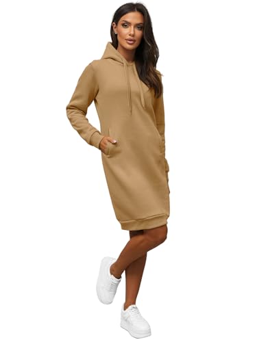 OZONEE Damen Hoodie Kapuzenpullover Lang Sweatjacke Sweatkleid Winterkleid Herbstkleid Kleid Sweatshirt Sweatshirtkleid Kapuzenjacke Kapuzenpulli Kapuze Langarm Sport 777/5398B/6 BEIGE M OZONEE Damen Hoodie Kapuzenpullover Lang Sweatjacke Sweatkleid Winterkleid Herbstkleid Kleid Sweatshirt Sweatshirtkleid Kapuzenjacke Kapuzenpulli Kapuze Langarm Sport 777/5398B/6 BEIGE M von OZONEE