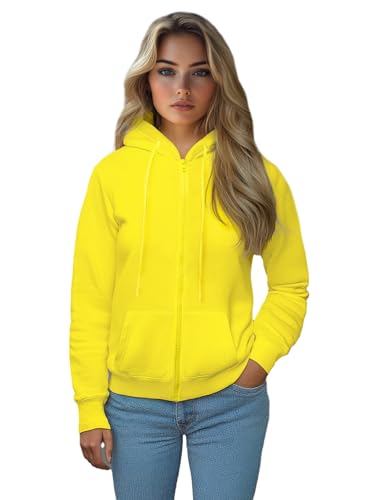 OZONEE Damen Kapuzenpullover Sweatjacke Sweatshirt Farbvarianten Kapuzenjacke Kapuzenpulli Langarm Kapuze Hoodie Sport Style Casual Fitness Basic Training 777/8665B GELB-NEON M OZONEE Damen Kapuzenpullover Sweatjacke Sweatshirt Farbvarianten Kapuzenjacke Kapuzenpulli Langarm Kapuze Hoodie Sport Style Casual Fitness Basic Training 777/8665B GELB-NEON M von OZONEE