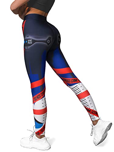 OZONEE Damen Leggings Leggins Lang Sportleggings Baumwolle Blickdicht High Waist Hüfthoch Hohe Taille Hochbund Knöchellang Sport Motiv Einfarbig O/20935Z Mehrfarbig M von OZONEE