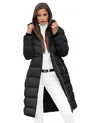 OZONEE Damen Mantel Wintermantel Winterjacke Jacke Parka Übergangsjacke Coat Wärmemantel Wärmejacke Winter Herbst Lang Warm Stehkragen Outdoor Gepolstert 777/7902K/392 SCHWARZ L OZONEE Damen Mantel Wintermantel Winterjacke Jacke Parka Übergangsjacke Coat Wärmemantel Wärmejacke Winter Herbst Lang Warm Stehkragen Outdoor Gepolstert 777/7902K/392 SCHWARZ L von OZONEE