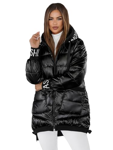 OZONEE Damen Winterjacke Jacke Winter Farbvarianten Übergangsjacke Warm Bomberjacke Steppjacke Wintermantel Daunenjacke Leichte Outdoor Puffer Jacket Übergangs 777/5974K/392 SCHWARZ L OZONEE Damen Winterjacke Jacke Winter Farbvarianten Übergangsjacke Warm Bomberjacke Steppjacke Wintermantel Daunenjacke Leichte Outdoor Puffer Jacket Übergangs 777/5974K/392 SCHWARZ L von OZONEE