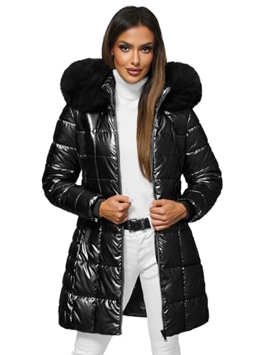 OZONEE Damen Winterjacke Jacke Winter Farbvarianten Übergangsjacke Warm Bomberjacke Steppjacke Wintermantel Daunenjacke Leichte Outdoor Puffer Jacket Übergangs 777/8638K/392 SCHWARZ XL OZONEE Damen Winterjacke Jacke Winter Farbvarianten Übergangsjacke Warm Bomberjacke Steppjacke Wintermantel Daunenjacke Leichte Outdoor Puffer Jacket Übergangs 777/8638K/392 SCHWARZ XL von OZONEE