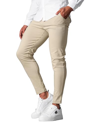 OZONEE Herren Chino Hose Chinos Stoffhose Chinohose Anzughose Anzug Herrenhose Röhrenhose Pants Elegant Business Slim Fit Regular Klassisch Classic Basic 777/3458S BEIGE L OZONEE Herren Chino Hose Chinos Stoffhose Chinohose Anzughose Anzug Herrenhose Röhrenhose Pants Elegant Business Slim Fit Regular Klassisch Classic Basic 777/3458S BEIGE L von OZONEE