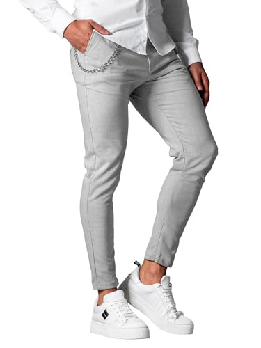 OZONEE Herren Chino Hose Chinos Stoffhose Chinohose Anzughose Anzug Herrenhose Röhrenhose Pants Elegant Business Slim Fit Regular Klassisch Classic Basic 777/3684S GRAU W31 OZONEE Herren Chino Hose Chinos Stoffhose Chinohose Anzughose Anzug Herrenhose Röhrenhose Pants Elegant Business Slim Fit Regular Klassisch Classic Basic 777/3684S GRAU W31 von OZONEE