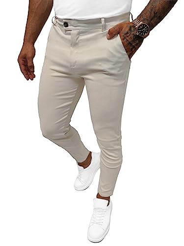 OZONEE Herren Chino Hose Chinos Stoffhose Chinohose Anzughose Anzug Herrenhose Röhrenhose Pants Elegant Business Slim Fit Regular Klassisch Classic Basic O/P4049Z BEIGE XL OZONEE Herren Chino Hose Chinos Stoffhose Chinohose Anzughose Anzug Herrenhose Röhrenhose Pants Elegant Business Slim Fit Regular Klassisch Classic Basic O/P4049Z BEIGE XL von OZONEE