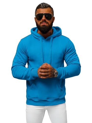 OZONEE Herren Hoodie Sweatjacke Kapuzenpullover Sweatshirt Farbvarianten Kapuzenjacke Kapuzenpulli mit Reißverschluss Langarm Sport Style Casual Fitness Training Basic 777/948B HIMMELBLAU M OZONEE Herren Hoodie Sweatjacke Kapuzenpullover Sweatshirt Farbvarianten Kapuzenjacke Kapuzenpulli mit Reißverschluss Langarm Sport Style Casual Fitness Training Basic 777/948B HIMMELBLAU M von OZONEE
