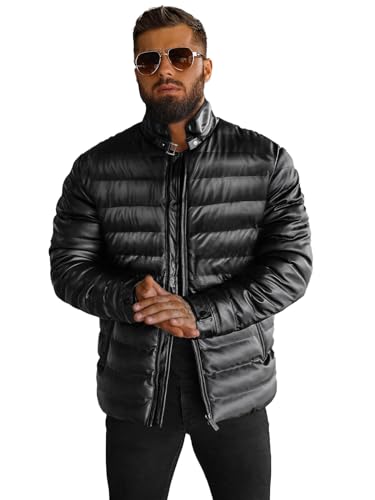 OZONEE Herren Lederjacke Kunstlederjacke Winterjacke Kunstleder Jacke Winter Bikerjacke Übergangsjacke Herrenjacke Leder Echtlederjacke Echtleder Wildleder Biker 777/2868K SCHWARZ XL OZONEE Herren Lederjacke Kunstlederjacke Winterjacke Kunstleder Jacke Winter Bikerjacke Übergangsjacke Herrenjacke Leder Echtlederjacke Echtleder Wildleder Biker 777/2868K SCHWARZ XL von OZONEE