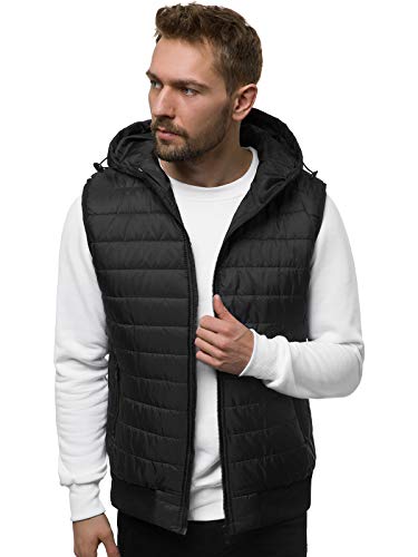 OZONEE Herren Weste Steppweste Kapuze Vest Ärmellos Jacke Übergangs Daunenweste Herrenweste Steppweste Sportweste Übergangsjacke Bodywarmer Outdoor JS/MY88 SCHWARZ XL OZONEE Herren Weste Steppweste Kapuze Vest Ärmellos Jacke Übergangs Daunenweste Herrenweste Steppweste Sportweste Übergangsjacke Bodywarmer Outdoor JS/MY88 SCHWARZ XL von OZONEE