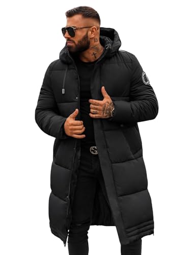 OZONEE Herren Winterjacke Jacke Parka Farbvarianten Warm Winterparka Funktionsparka Wintermantel Lange Kunstfell Gefüttert Outdoor Puffer Jacket Gepolstert 777/5399K/392 SCHWARZ XXL OZONEE Herren Winterjacke Jacke Parka Farbvarianten Warm Winterparka Funktionsparka Wintermantel Lange Kunstfell Gefüttert Outdoor Puffer Jacket Gepolstert 777/5399K/392 SCHWARZ XXL von OZONEE