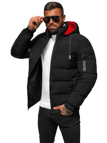 OZONEE Herren Winterjacke Jacke Winter Farbvarianten Warm Bomberjacke Steppjacke Wintermantel Kunstfell Daunenjacke Leichte Jacket Outdoor Puffer Gepolstert JS/31M5003Z SCHWARZ M OZONEE Herren Winterjacke Jacke Winter Farbvarianten Warm Bomberjacke Steppjacke Wintermantel Kunstfell Daunenjacke Leichte Jacket Outdoor Puffer Gepolstert JS/31M5003Z SCHWARZ M von OZONEE