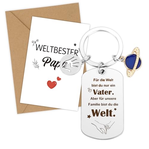 Vatertagsgeschenk für Papa Geschenk Schlüsselanhänger Vatertag Bester Papa Geburtstagsgeschenk Vater Männer Stiefvater Schwiegervater Geburtstag Von Söhne Und Töchter Geschenke Mit Karte Umschlag Vatertagsgeschenk für Papa Geschenk Schlüsselanhänger Vatertag Bester Papa Geburtstagsgeschenk Vater Männer Stiefvater Schwiegervater Geburtstag Von Söhne Und Töchter Geschenke Mit Karte Umschlag von OZOSHINE