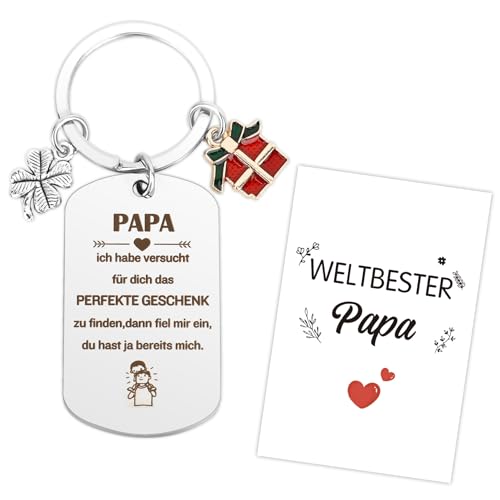 Vatertagsgeschenk für Papa Geschenk Vatertag Schlüsselanhänger Papa Geburtstag Geburtstagsgeschenk Vater Stiefvater Dankeschön Geschenke Männer Geschenke Von Söhne Und Töchter Mit Karte Umschlag Vatertagsgeschenk für Papa Geschenk Vatertag Schlüsselanhänger Papa Geburtstag Geburtstagsgeschenk Vater Stiefvater Dankeschön Geschenke Männer Geschenke Von Söhne Und Töchter Mit Karte Umschlag von OZOSHINE