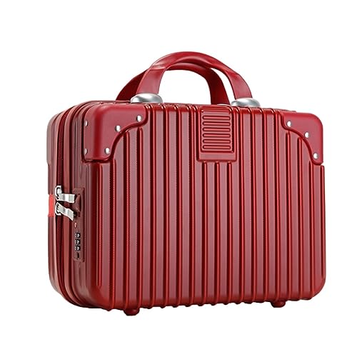 OZSSLJJ Handgepäck Wiederaufladbare Funktion Design Koffer Damen Passwort Boarding Gepäck Handgepäck(F,16inch) von OZSSLJJ