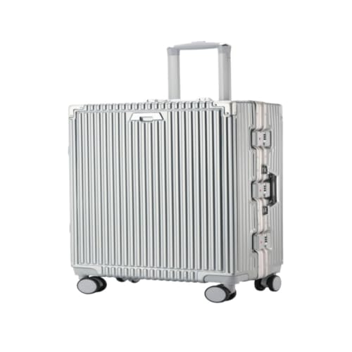 OZWYCY Rollkoffer 20-Zoll-Trolley-Koffer for Männer Und Frauen, 24-Zoll-Geschenk-Trolley-Koffer, Business-Boarding-Koffer Reisekoffer(Gray,20in) von OZWYCY