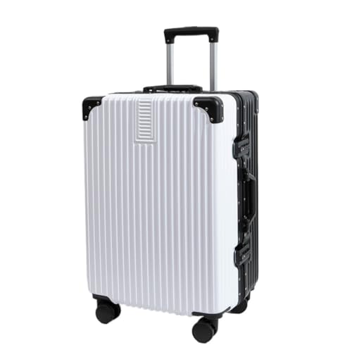 OZWYCY Rollkoffer Aluminiumrahmen-Koffer 20 Zoll for Männer und Frauen Trolley-Koffer for Männer 24 Zoll Koffer Passwortfeld Reisekoffer(B,26in) von OZWYCY