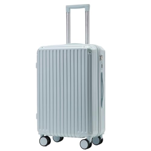 OZWYCY Rollkoffer Gepäck-Boarding-Koffer, Leichter Studenten-Unterkunftskoffer for Männer Und Frauen, Geräuschloser Trolley-Koffer Reisekoffer(Blue) von OZWYCY