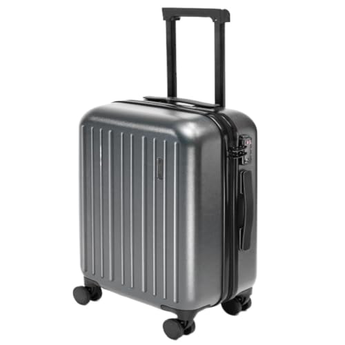 OZWYCY Rollkoffer Gepäck Trolley Koffer Damen 20 Zoll Herren Koffer 24 Zoll Zollschloss Passwort Gepäck Ledertasche Reisekoffer(Gray,28in) von OZWYCY