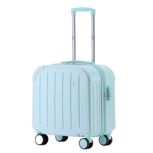 OZWYCY Rollkoffer Kleiner 18-Zoll-Koffer for Männer und Frauen, Kleiner Leichter Trolley-Koffer, Boarding-Code-Box, Silent Box Reisekoffer(A) von OZWYCY