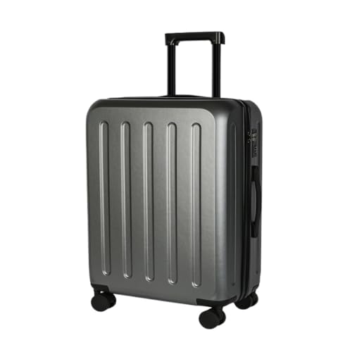 OZWYCY Rollkoffer Koffer Universal Wheel Boarding Code Gepäck Koffer Trolley Koffer Herren- Und Damenkoffer Koffer Reisekoffer(Silver) von OZWYCY