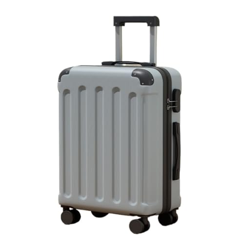 OZWYCY Rollkoffer Passwort Boarding Koffer Trolley Koffer Koffer Tasche Männer Und Frauen Universal Rad 22 Zoll Langlebig Reisekoffer(Gray,20in) von OZWYCY