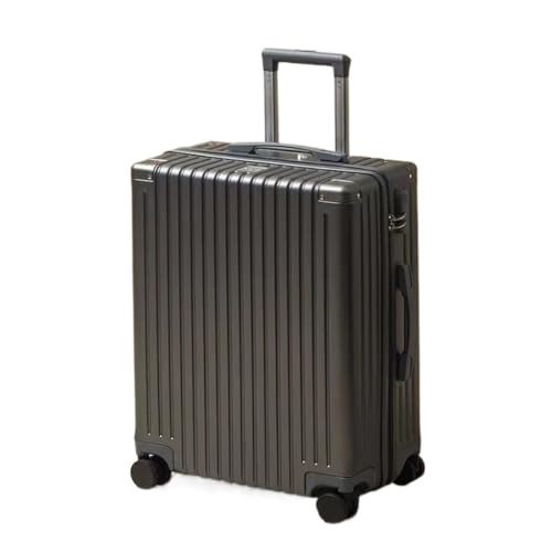 OZWYCY Rollkoffer Retro-Koffer for Männer Und Frauen, 26-Zoll-Universalrad-Trolley, 24-Zoll-Passwortbox-Koffer for Herren Reisekoffer(Gray,20in) von OZWYCY