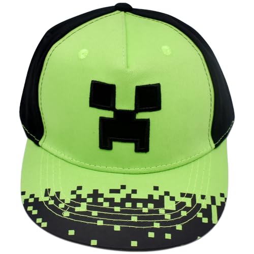 Mineccraft Baseball Kappe Kinder Cartoon Anime Baseball Caps Sport Baseball Caps Kinder Schule Sport Cartoon Casual Athletic Baseball Cap verstellbare Hüte für Jungen Mädchen 43-54cm （B von OZXVXZO