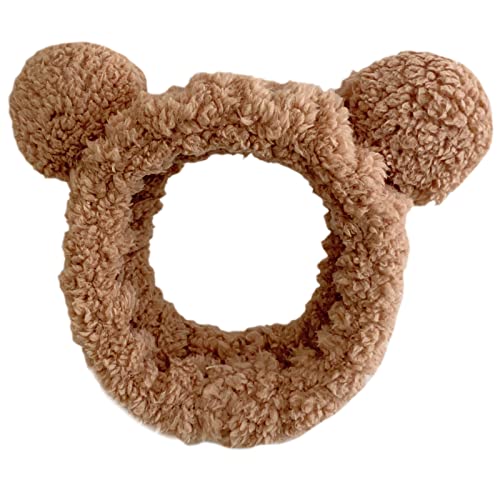 Stirnband mit Stereo-Bär-Ohren, Make-up-Stirnband, weiche Köpfe für Dusche, Waschen des Gesichts, elastische Stirnbänder für Mädchen, große elastische Stirnbänder für Frauen, rutschfest, pelzig, Stirnband mit Stereo-Bär-Ohren, Make-up-Stirnband, weiche Köpfe für Dusche, Waschen des Gesichts, elastische Stirnbänder für Mädchen, große elastische Stirnbänder für Frauen, rutschfest, pelzig, von Oadnijuie