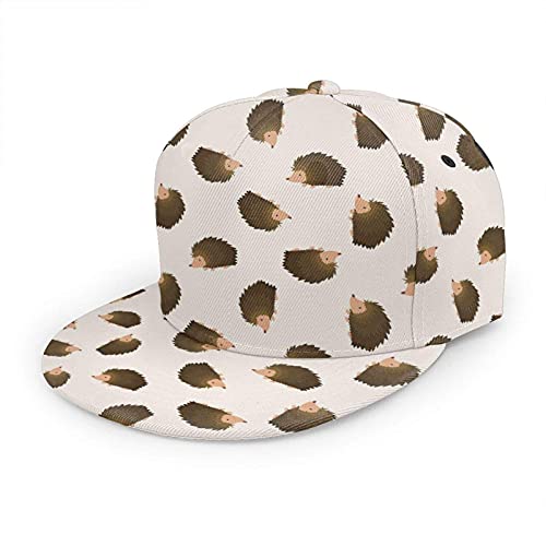 Oaieltj Unisex Baseball Cap Herren Damen Einstellbare Snapback Trucker Hat Mode Hip-Hop Baseball Cap, Igel, One size von Oaieltj