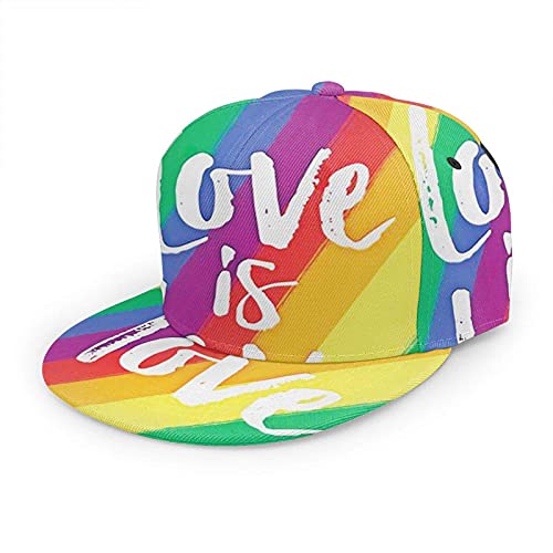 Oaieltj Unisex Baseball Cap Herren Damen Verstellbare Snapback Trucker Mütze Mode Hip-Hop Baseball Cap, Lgbt Non-binary Pride Regenbogenflagge Love, One size Oaieltj Unisex Baseball Cap Herren Damen Verstellbare Snapback Trucker Mütze Mode Hip-Hop Baseball Cap, Lgbt Non-binary Pride Regenbogenflagge Love, One size von Oaieltj