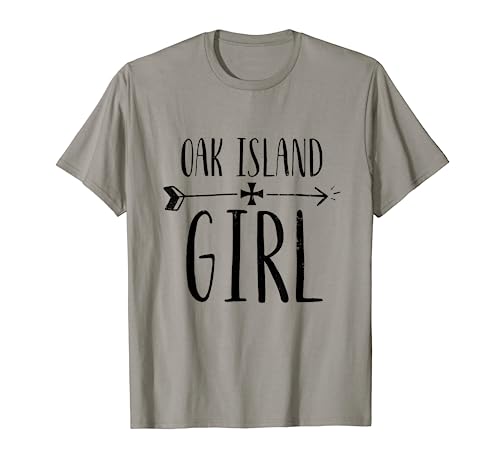 Oak Island Girl Schatz T-Shirt von Oak Island Treasure Gifts