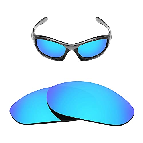 FOOUS Spiegel Polarisiert Ersatz-Brillengläser für Oakley Monster Dog Sonnenbrille Blau Verschiedene Optionen von Oak&ban