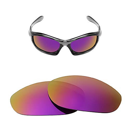 FOOUS Spiegel Polarisiert Ersatz-Brillengläser für Oakley Monster Dog Sonnenbrille Violett Verschiedene Optionen von Oak&ban