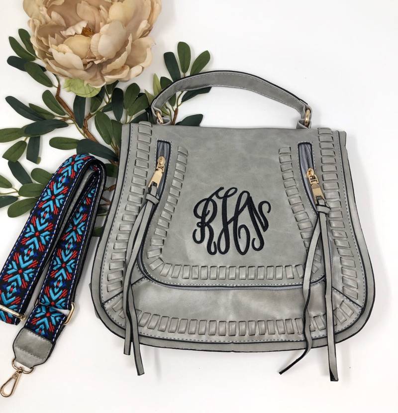 Libby Guitar Monogrammed Crossbody Geldbörse/Monogramm Gitarren von OakandBlossom