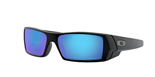 OO9014 Gascan Sunglasses For Men +Accessories Bundle(Matte Black/Prizm Sapphr Iridium Polarized (901450),60) von Oakley