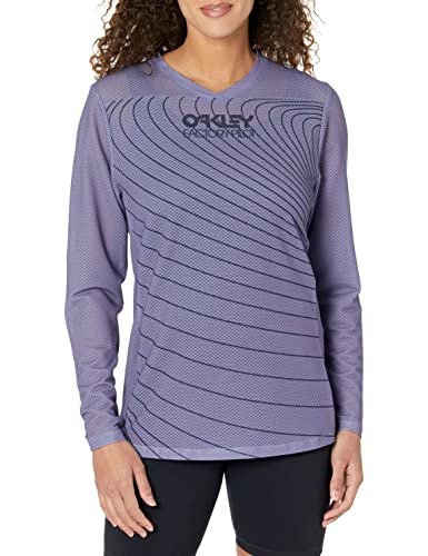 Oakley Damen Factory Pilot Rc Langarm Jerse T-Shirt, Farbe: Lila, Klein von Oakley