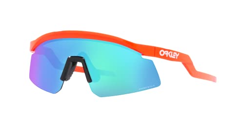Oakley Herren 0oo9229 Sonnenbrille, Orange Neon/Prizm Sapphire, 37 von Oakley