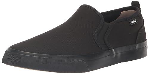 Oakley Unisex-Erwachsene B1b Classic Slip on Sneaker, Schwarz/Schwarz/Schwarz, 14.5 Women/12.5 Men von Oakley